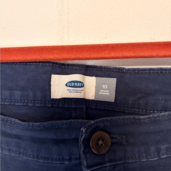 Women's Blue Wide-leg Crop Pant - Picture 3 of 3